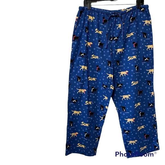 L.L. Bean Intimates & Sleepwear Ll Bean Cotton Flannel Dog Print